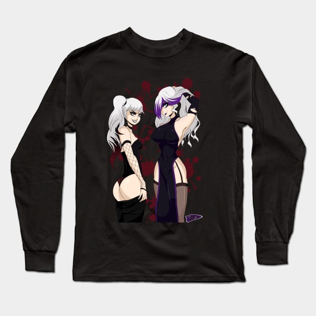 Goth Schnee Sisters Long Sleeve T-Shirt by BlondeDud